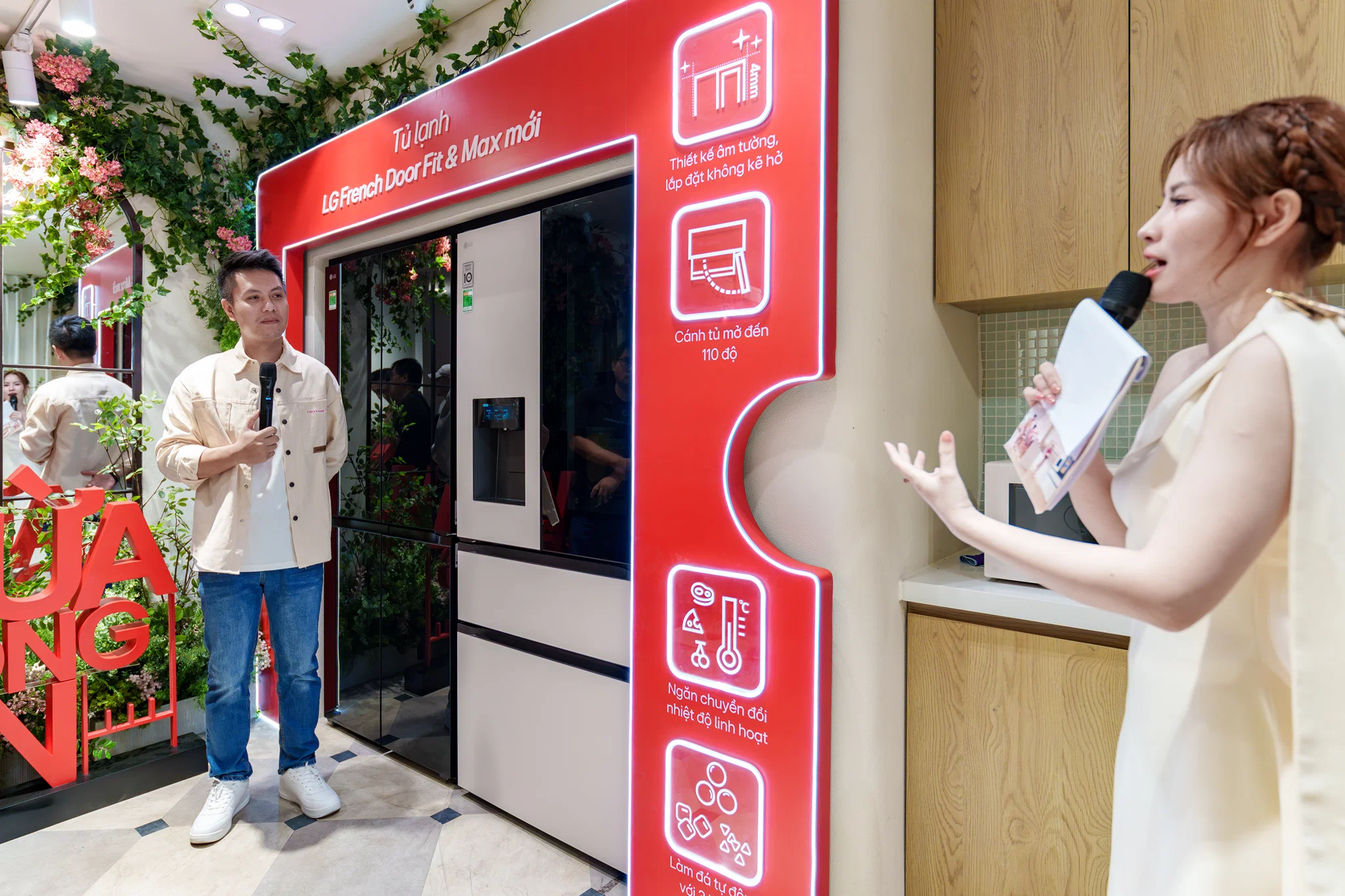 LG đưa French Door Fit & Max vào hành trình trải nghiệm đa giác quan tại TP.HCM