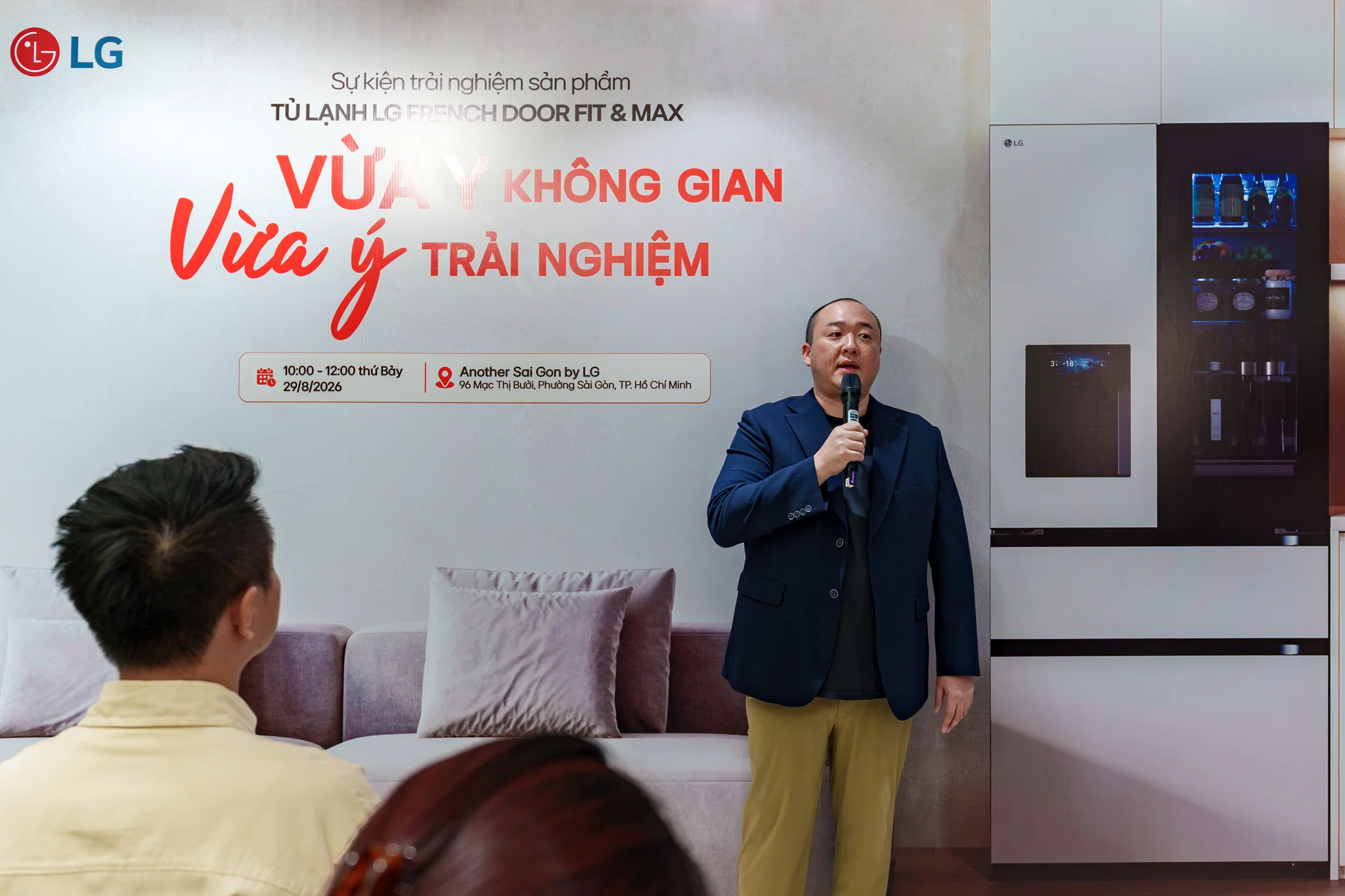 LG đưa French Door Fit & Max vào hành trình trải nghiệm đa giác quan tại TP.HCM