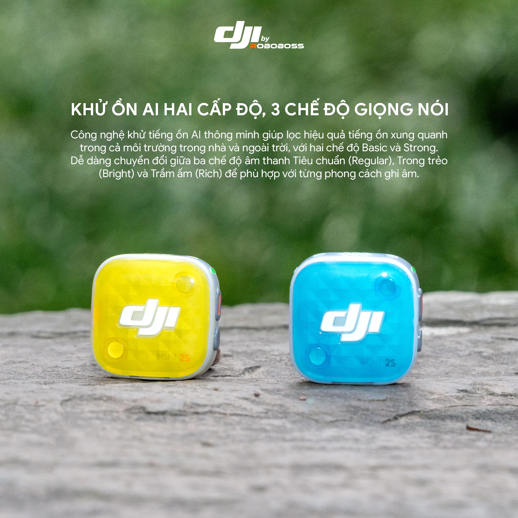 DJI ra mắt Mic Mini 2S nặng 12g, hỗ trợ ghi âm 32-bit float