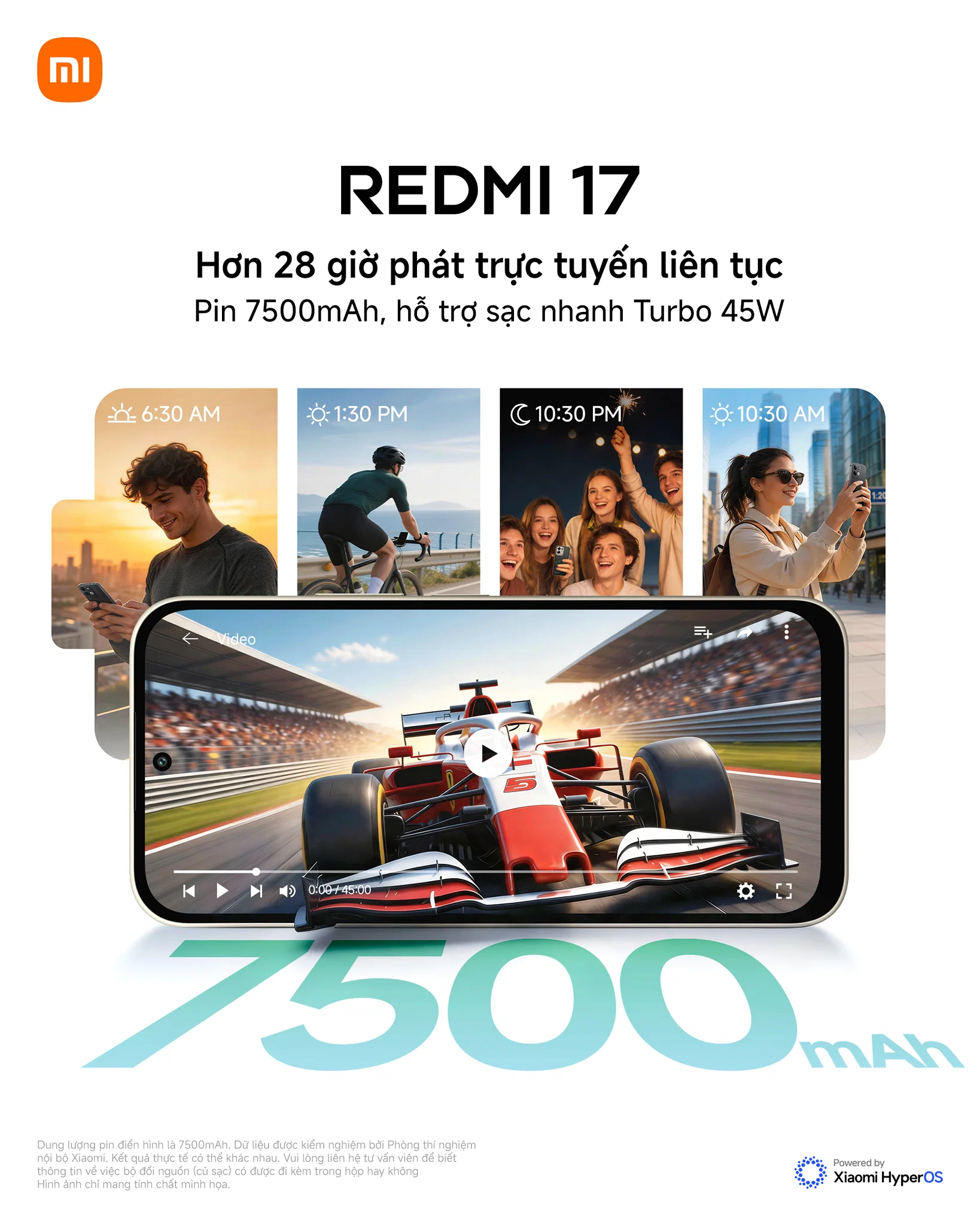 REDMI 17 Series ra mắt tại Việt Nam với pin 7,500mAh, màn hình 120Hz, giá từ 5,990,000 VND