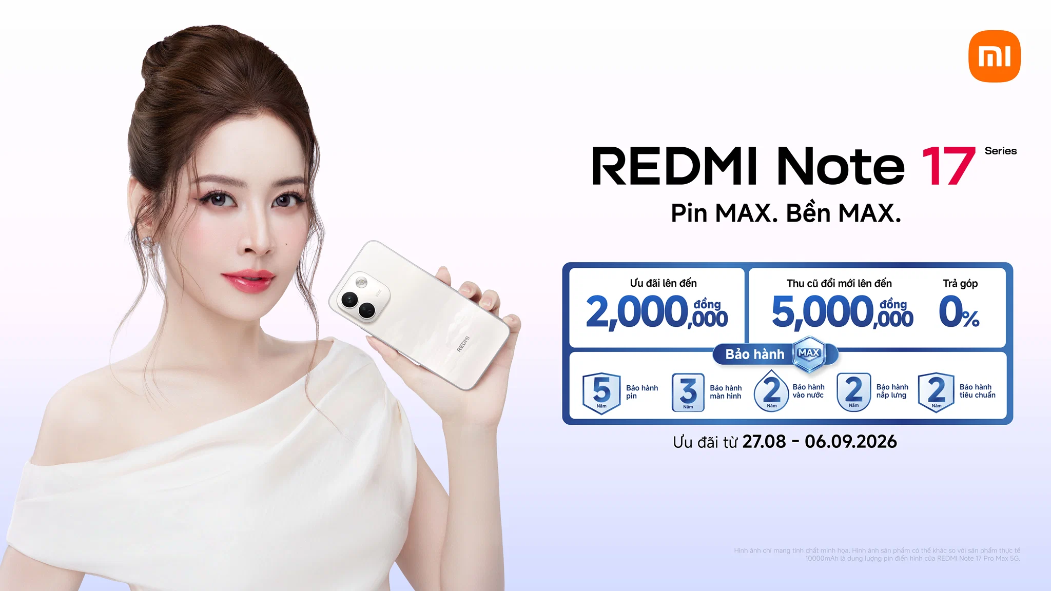 Xiaomi ra mắt REDMI Note 17 Series tại Việt Nam với pin tới 10,000mAh và độ bền chuẩn REDMI Titan