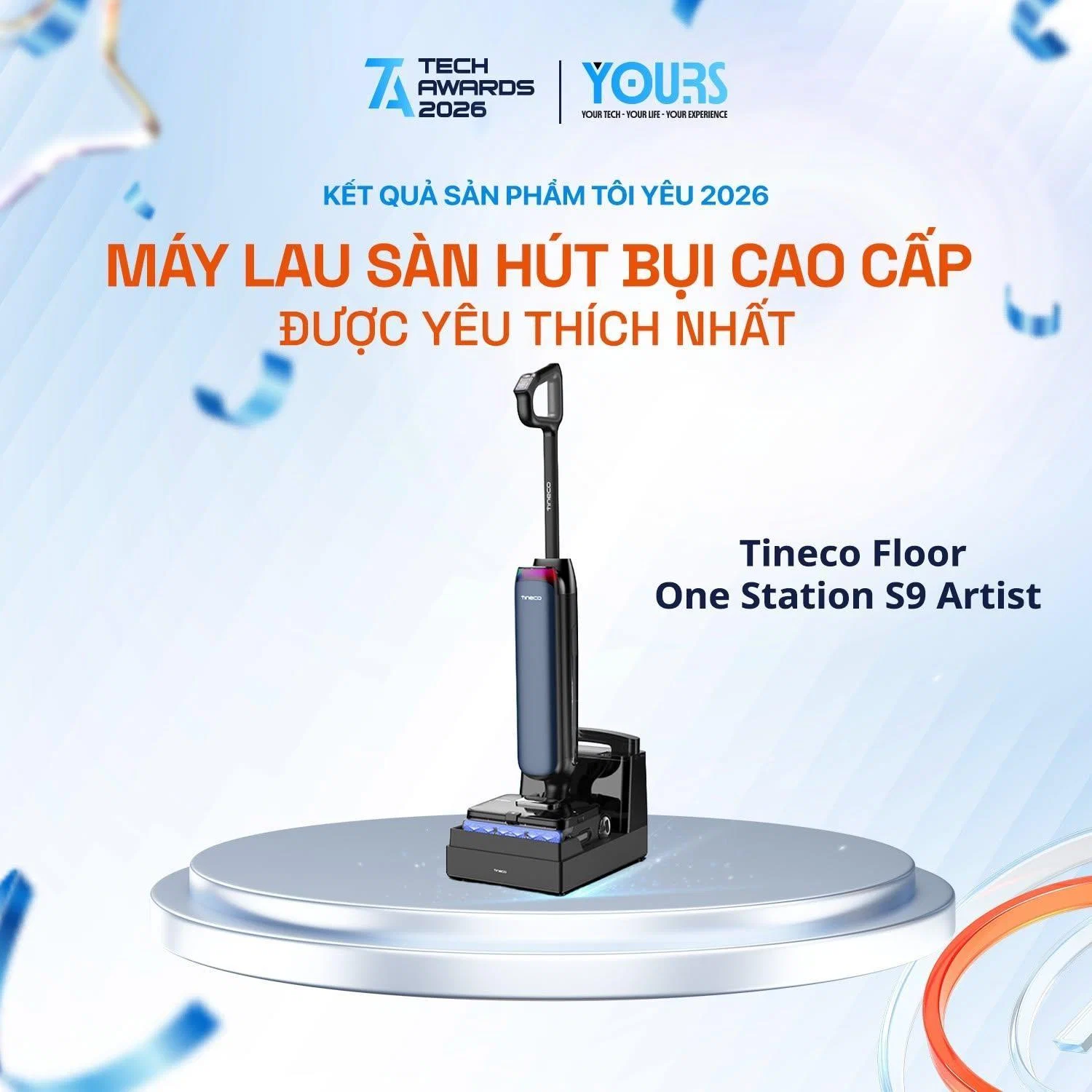 Tineco dẫn đầu thị trường máy lau sàn khô ướt tại Việt Nam với hơn 40% thị phần