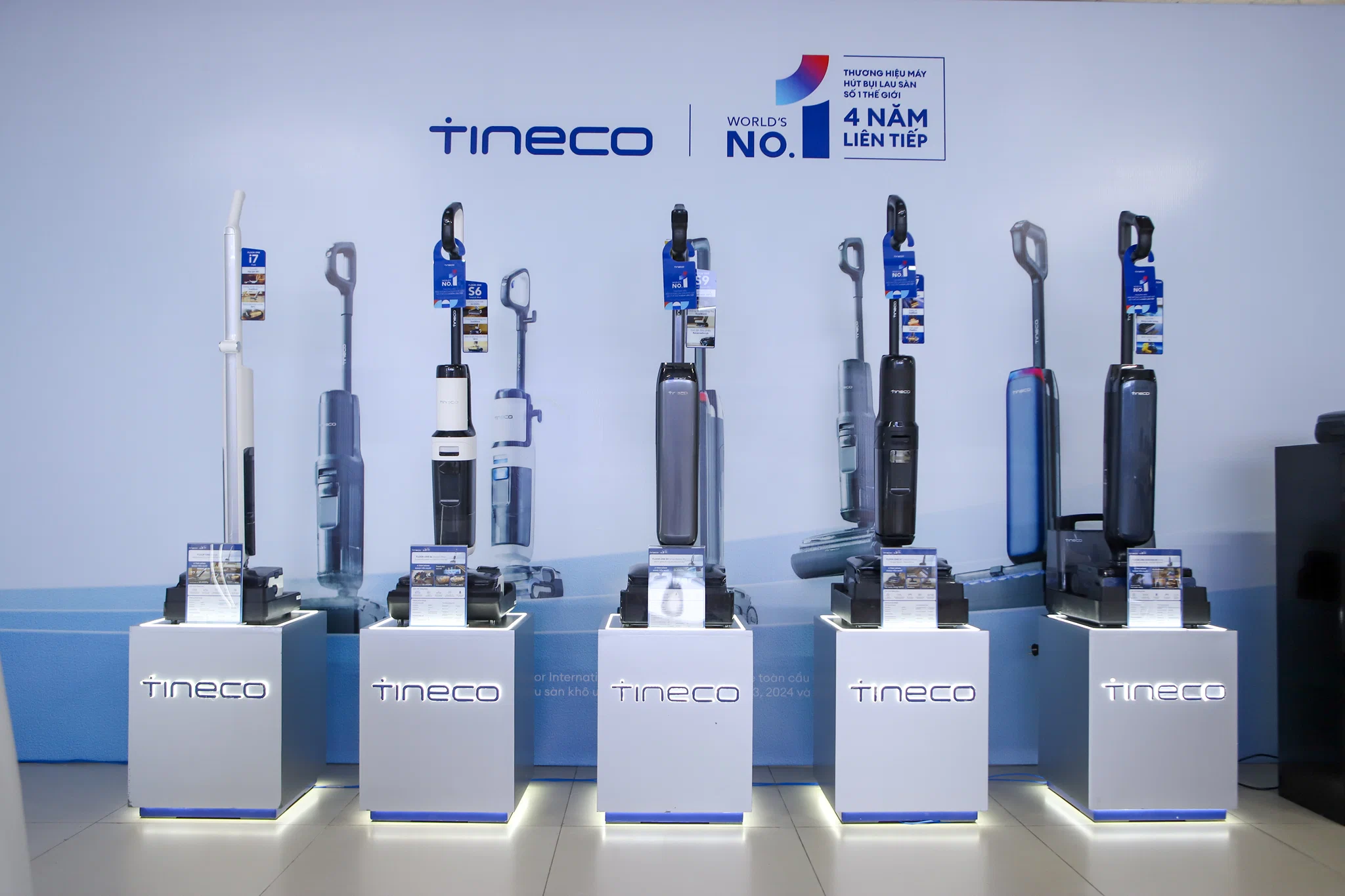 Tineco dẫn đầu thị trường máy lau sàn khô ướt tại Việt Nam với hơn 40% thị phần