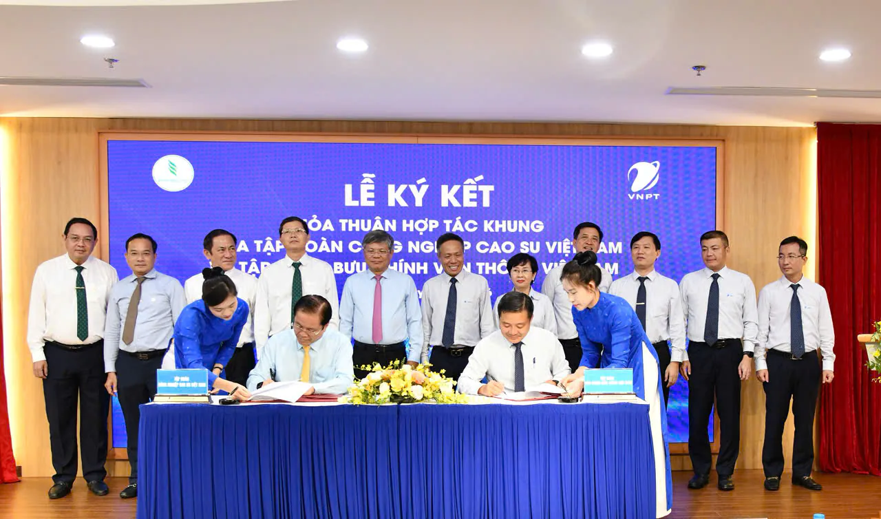 VNPT và VRG bắt tay phát triển khu công nghiệp công nghệ số