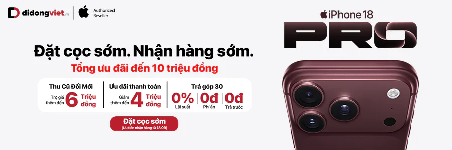 Di Dong Viet iPhone 18 Pro Max promotion
