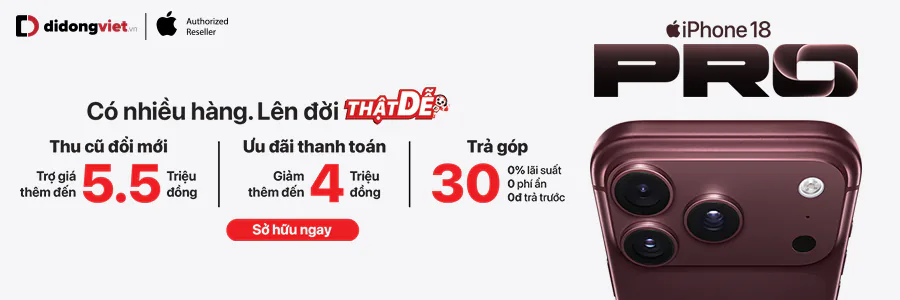 Di Dong Viet iPhone 18 Pro Max promotion