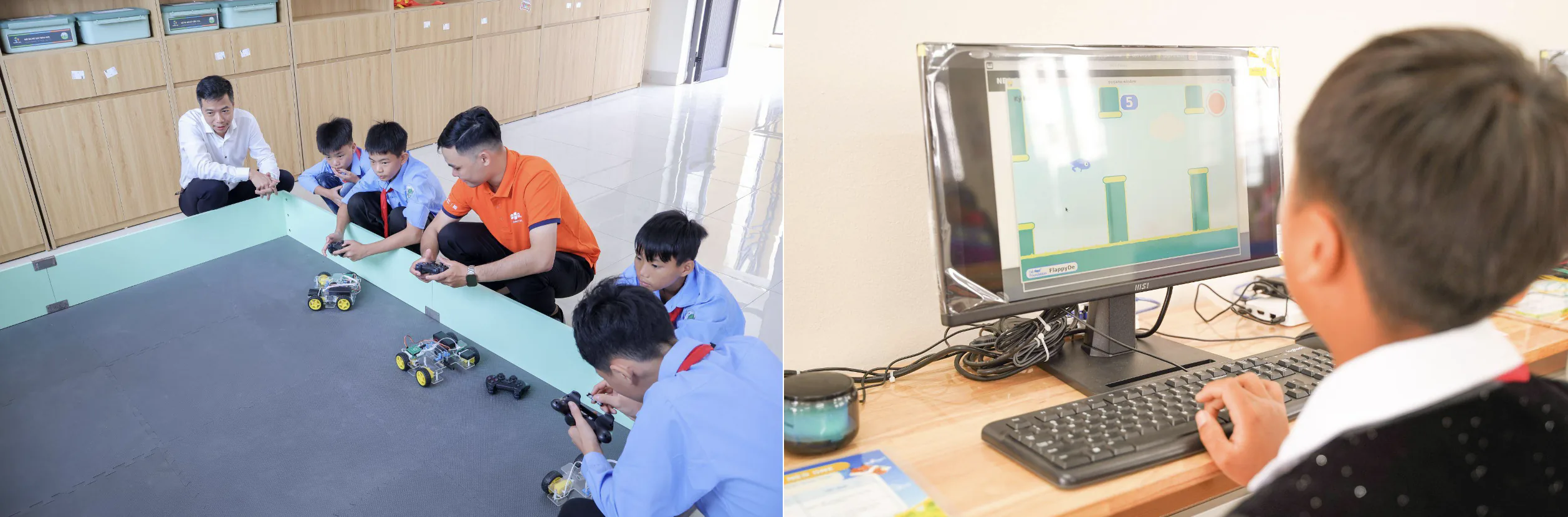 FPT Telecom cùng Bộ Công an trao tặng phòng STEM tại các điểm trường khó khăn