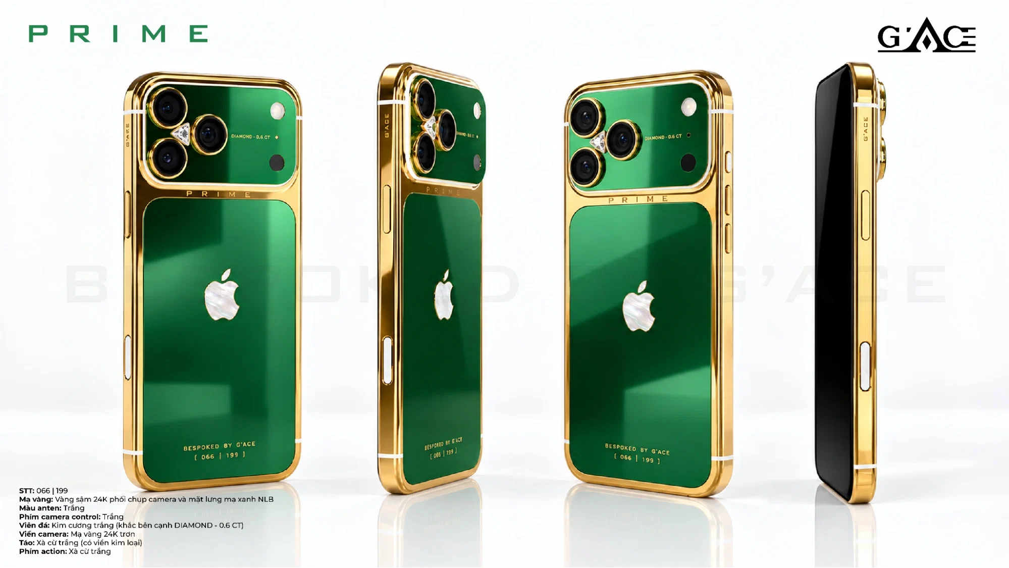 G'ACE công bố iPhone 18 Pro bespoke đầu tiên thế giới, bản cao nhất giá 309 triệu đồng