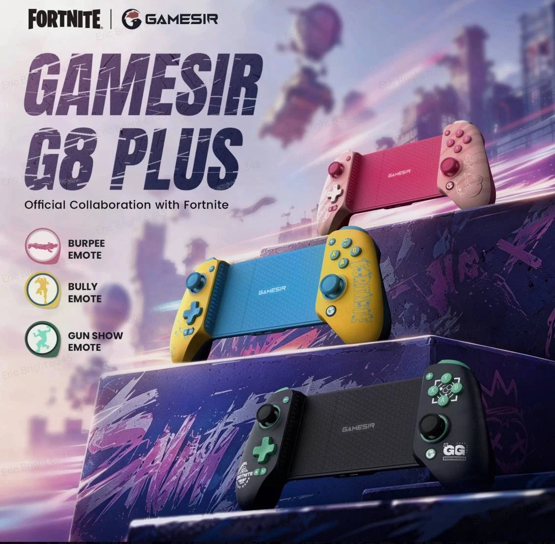 GameSir bắt tay Fortnite ra mắt bộ sưu tập tay cầm chơi game mobile chính hãng