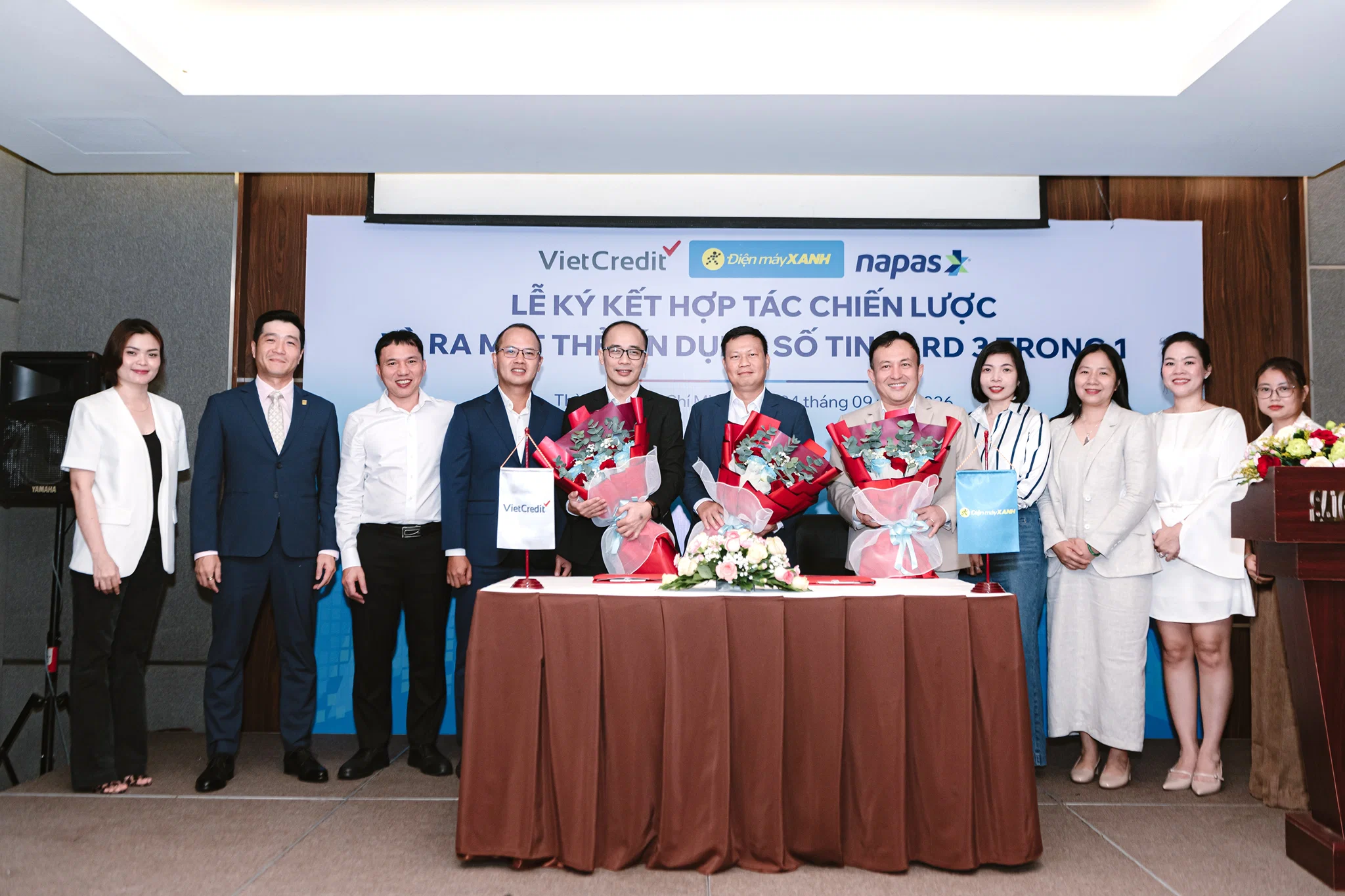 Điện Máy Xanh và VietCredit ra mắt Thẻ tín dụng nội địa TINCard 3 trong 1, hạn mức đến 100 triệu đồng