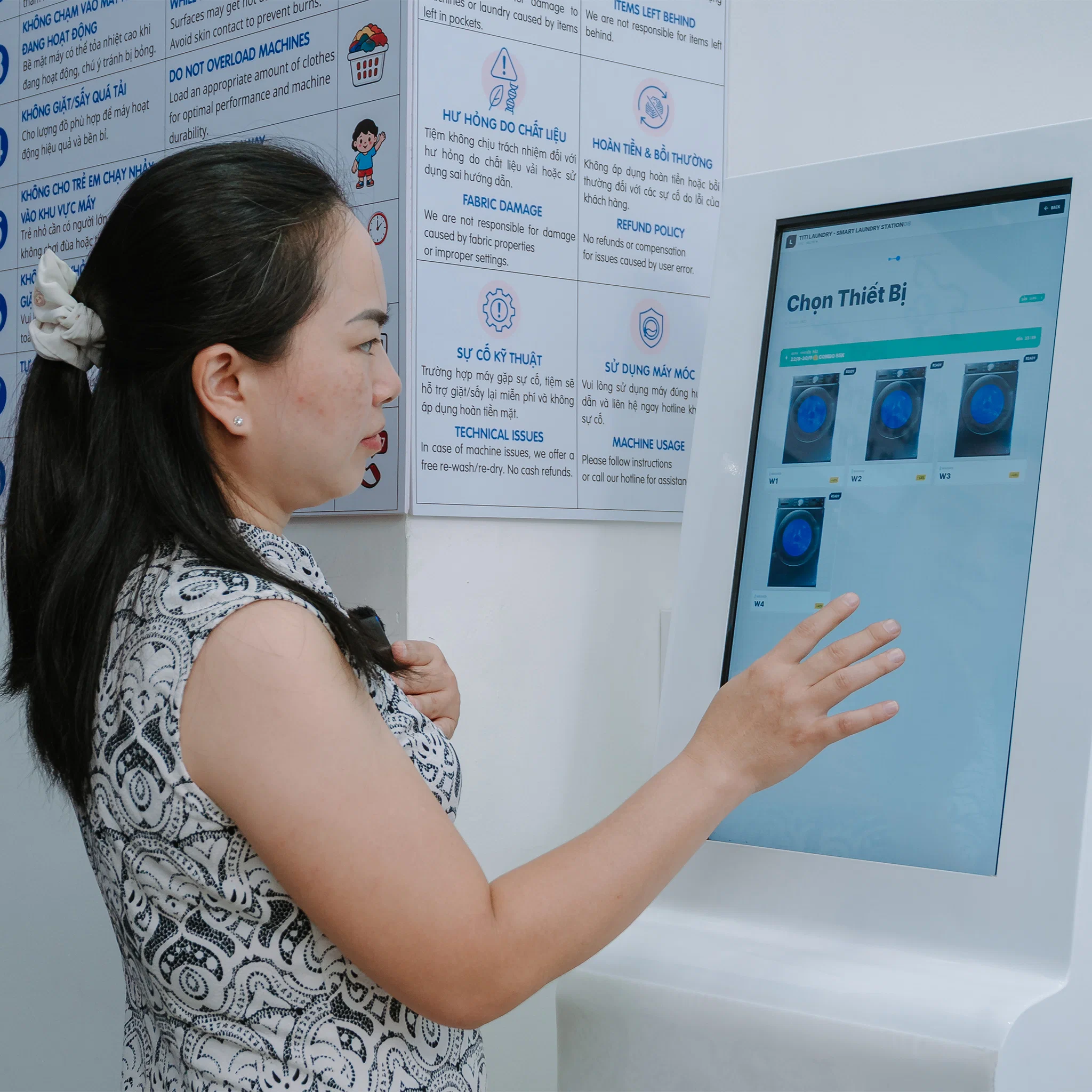 Samsung cùng đối tác khai trương TiTi Laundry, mở rộng mô hình giặt sấy tự phục vụ 24/7