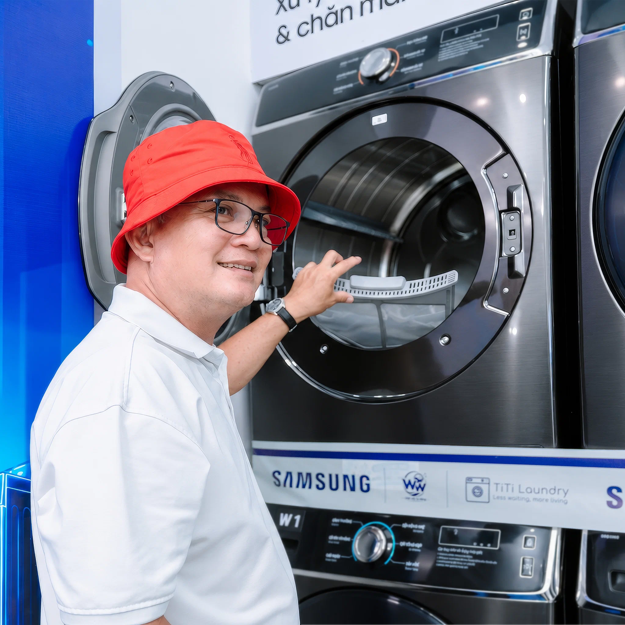 Samsung cùng đối tác khai trương TiTi Laundry, mở rộng mô hình giặt sấy tự phục vụ 24/7