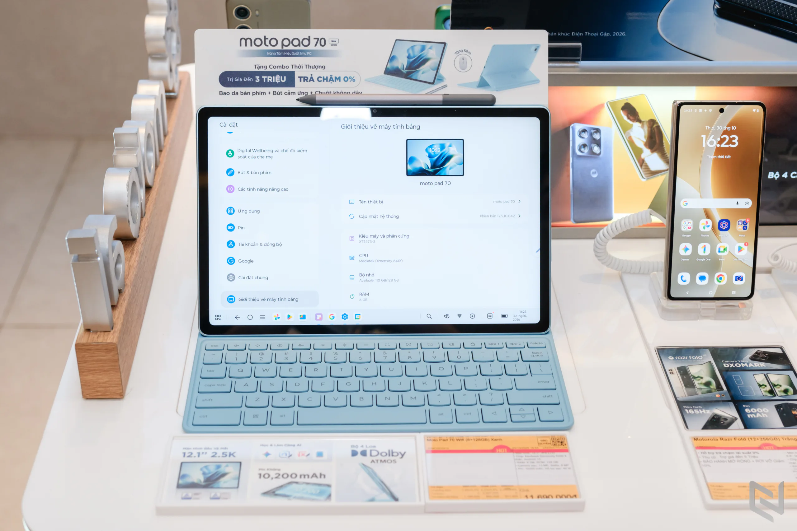 Motorola ra mắt Moto Pad 70 Pro, Moto Pad 70 và Moto Pad 60 Neo tại Việt Nam
