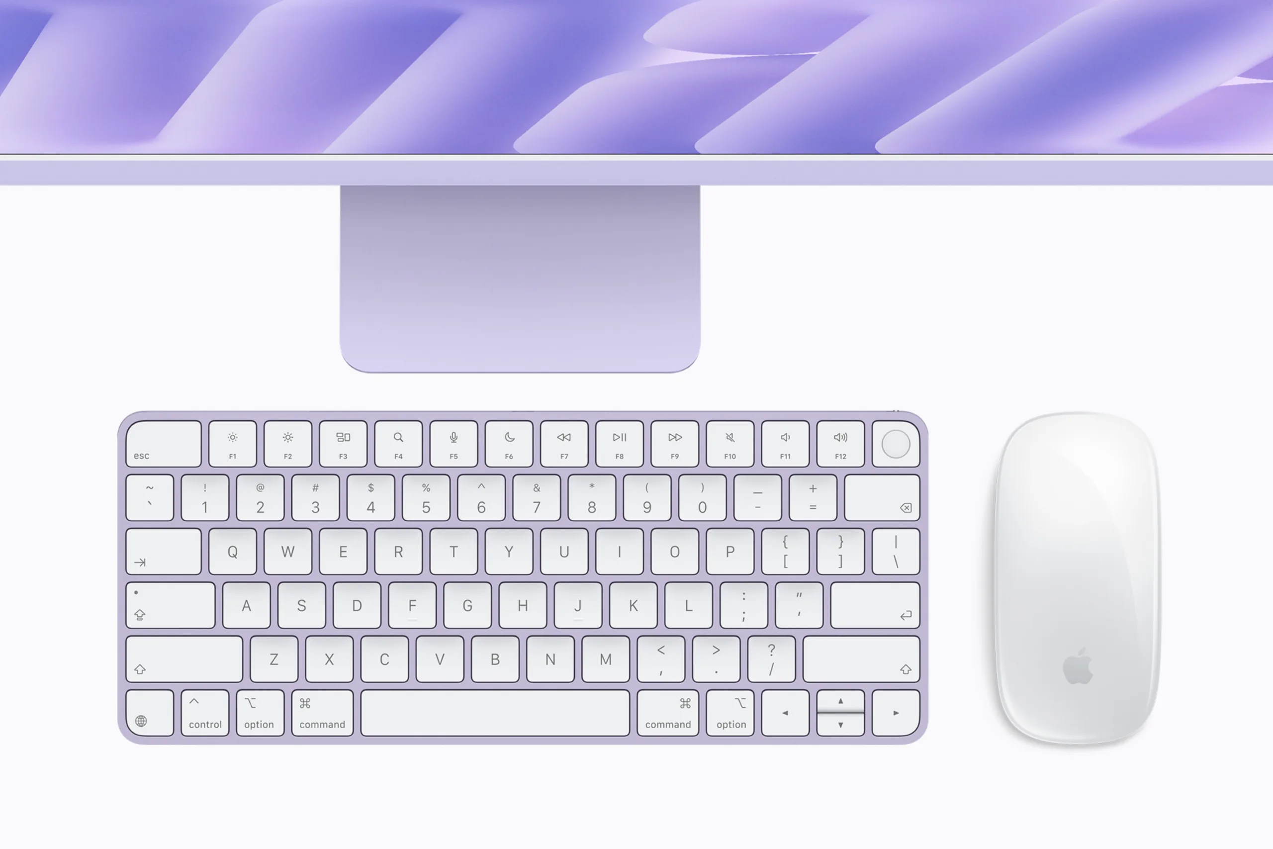 Apple iMac with M6 color matched accessories