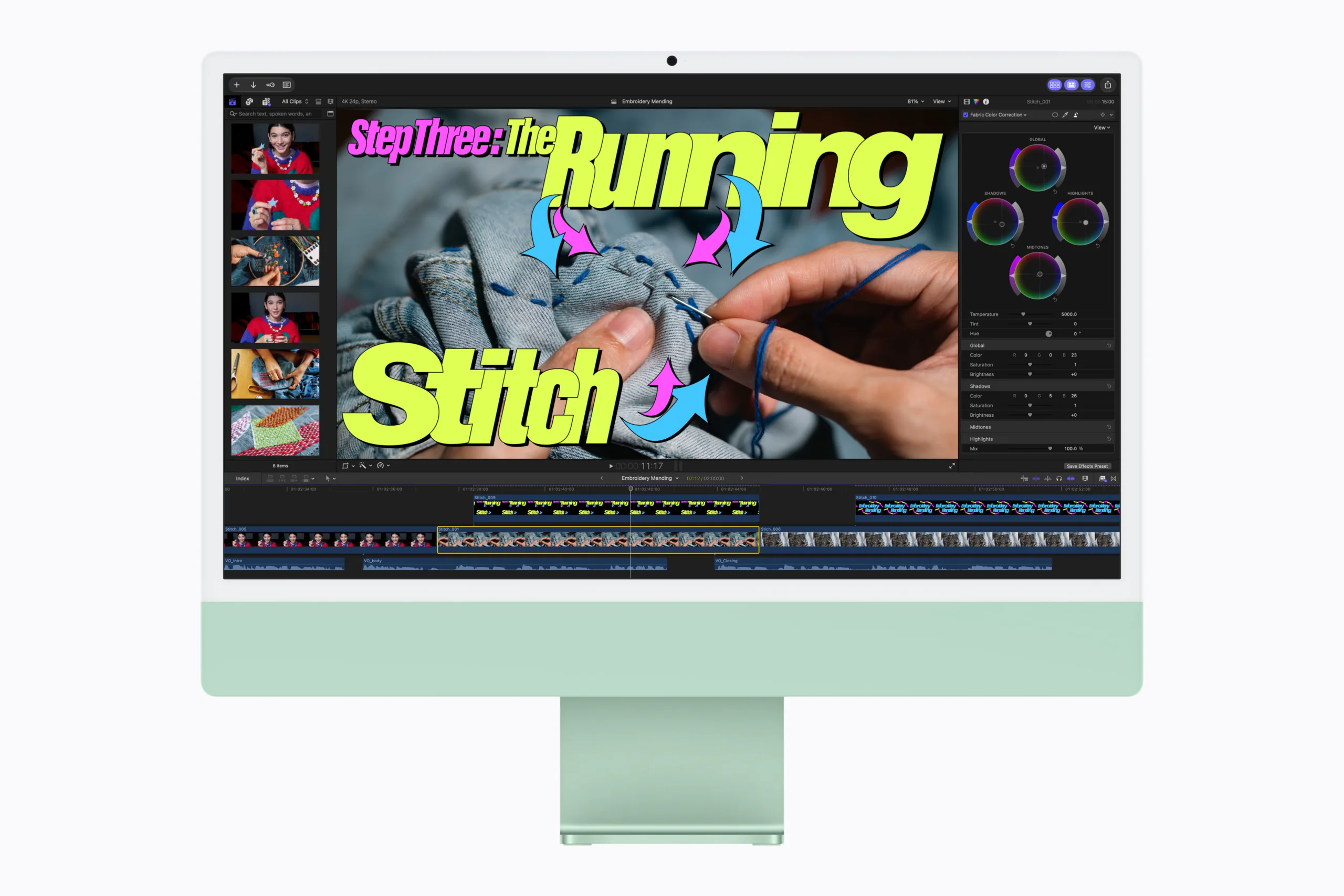 Apple iMac with M6 Cut Pro