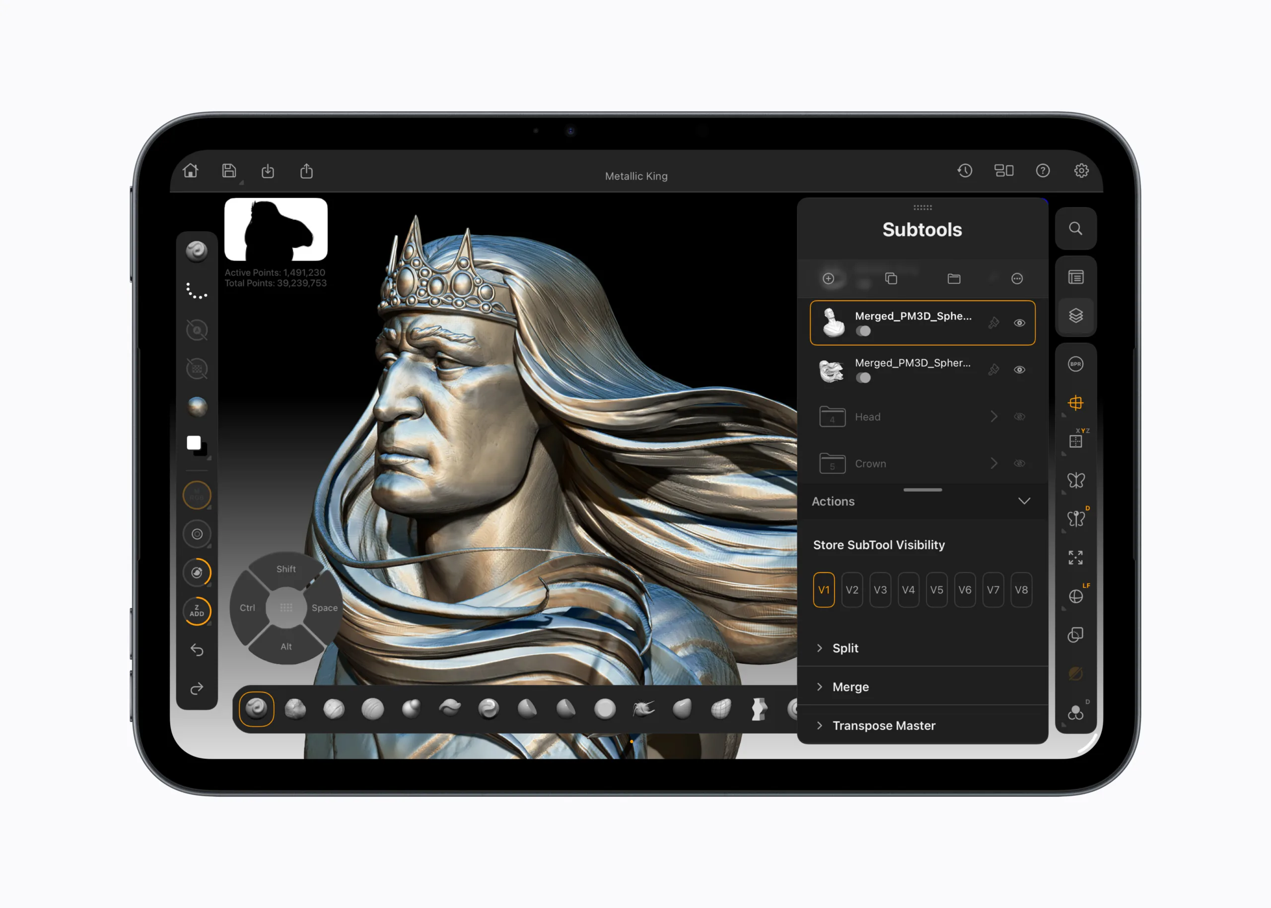 Apple iPad mini ZBrush