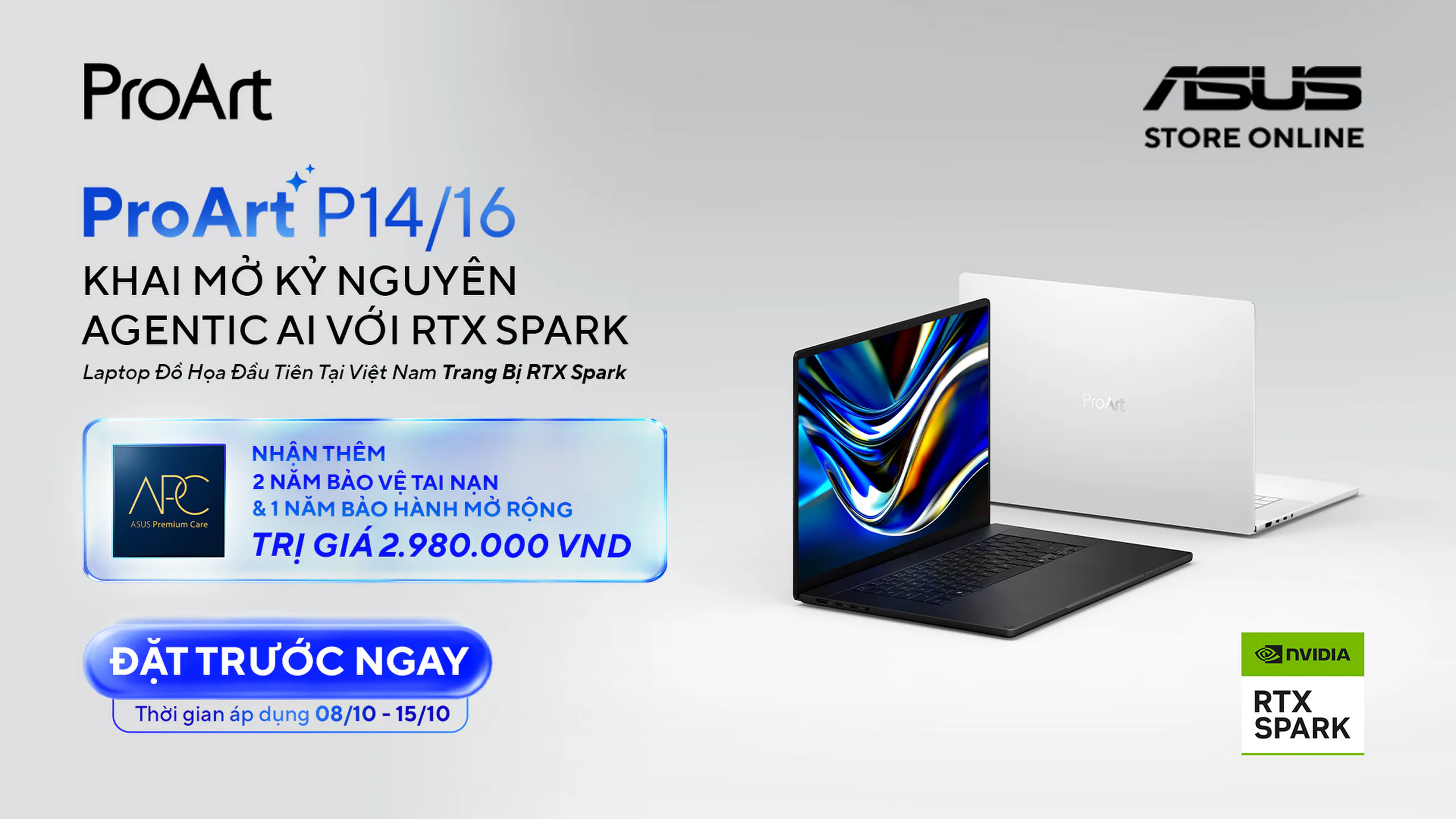ASUS mở đặt trước ProArt P16 trang bị RTX Spark tại Việt Nam, giá 195 triệu đồng