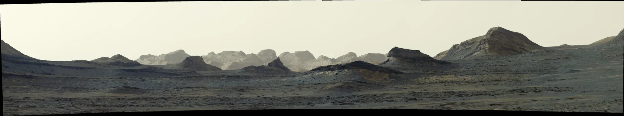 Pia26728 curiosity captures dawn breaking on wind carved cliffs