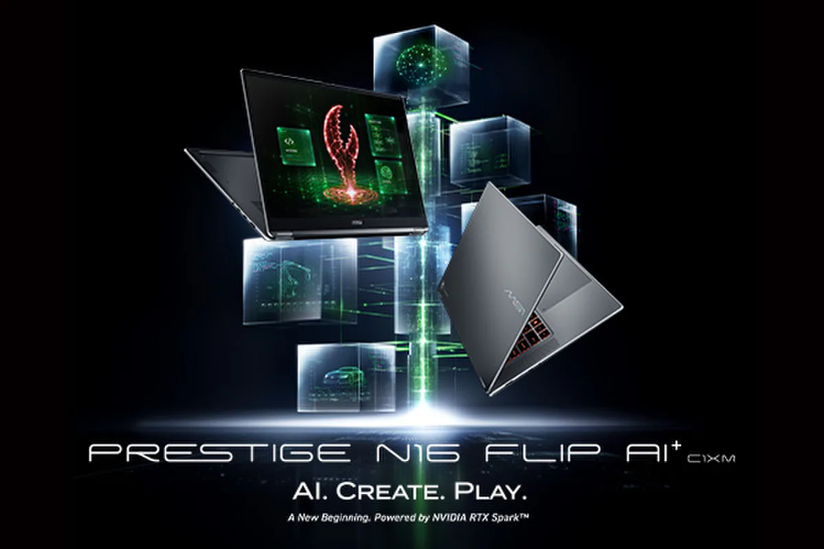 MSI Prestige N16 Flip AI+ ra mắt tại Việt Nam, tích hợp NVIDIA RTX Spark và RAM lên đến 128GB