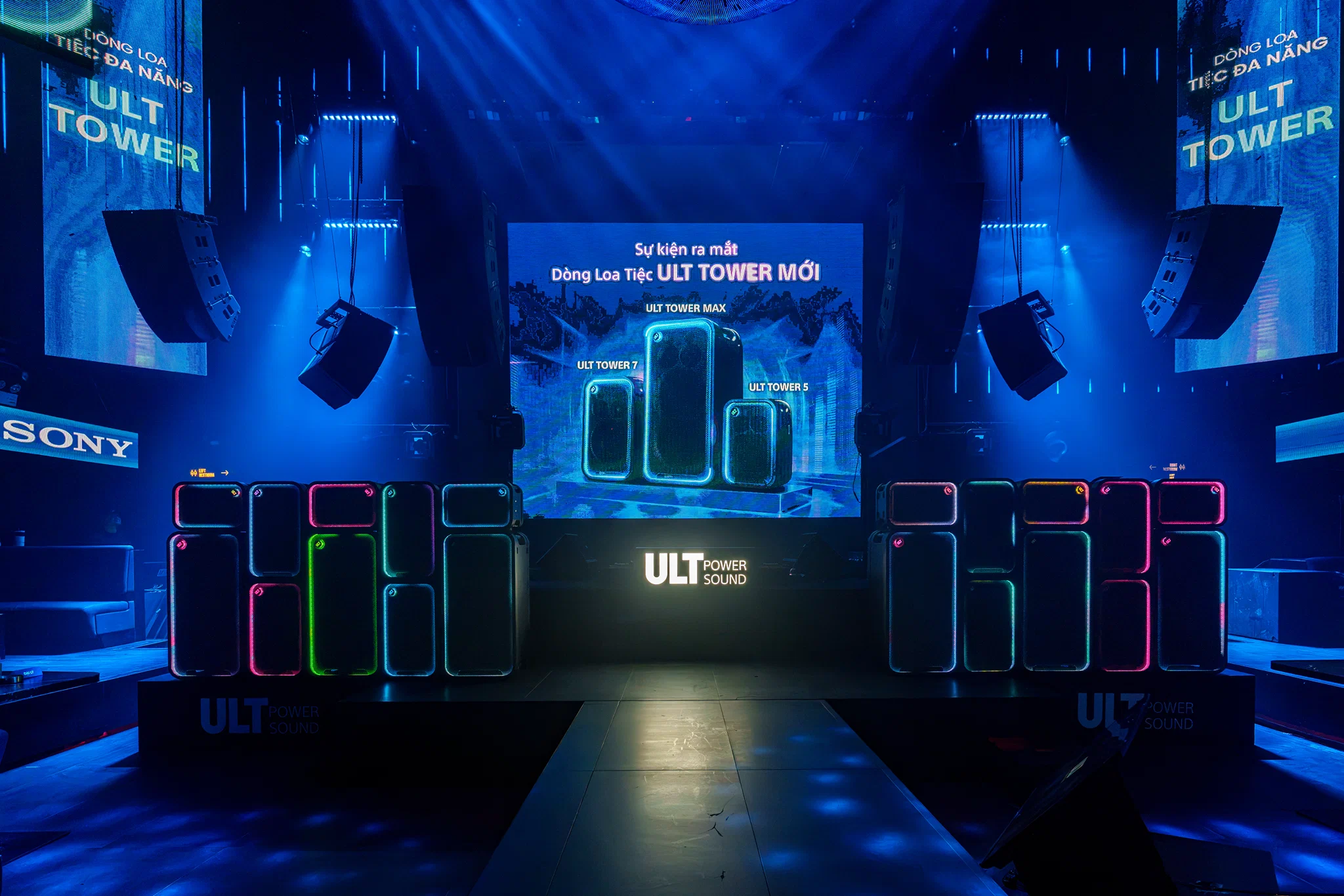 Sony ULT TOWER thế hệ mới hướng đến tiệc lớn, DJ và karaoke với âm bass mạnh hơn