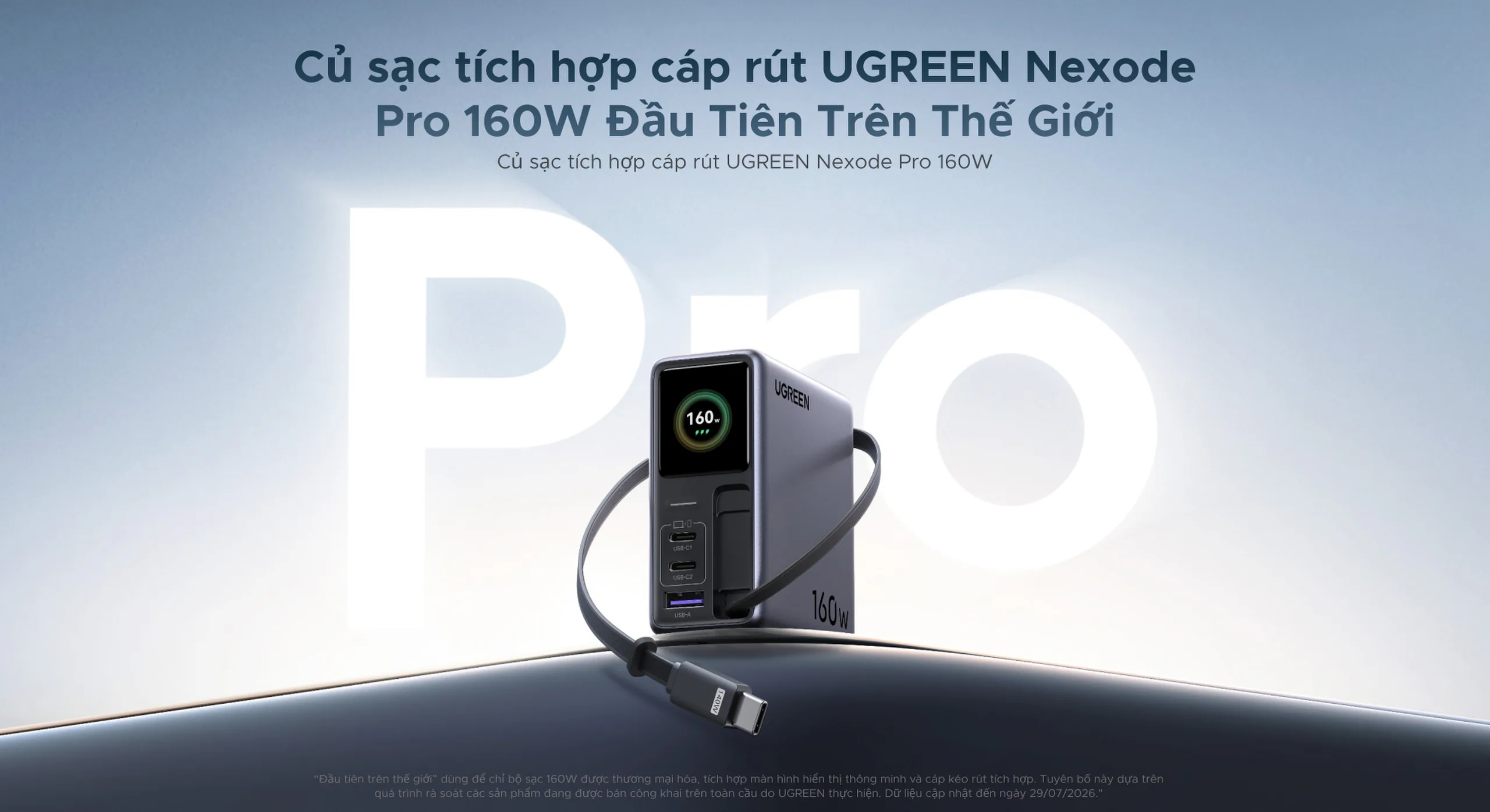 UGREEN mở rộng lựa chọn phụ kiện sạc cho iPhone 18 Pro với MagFlow và Nexode Pro - Key Visual VN